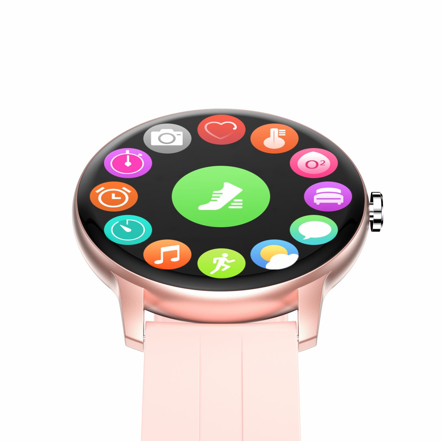 Z2 Smart Watch 1.3inch Round Screen Wristwatch Support Bluetooth Call Heart Rate Monitor