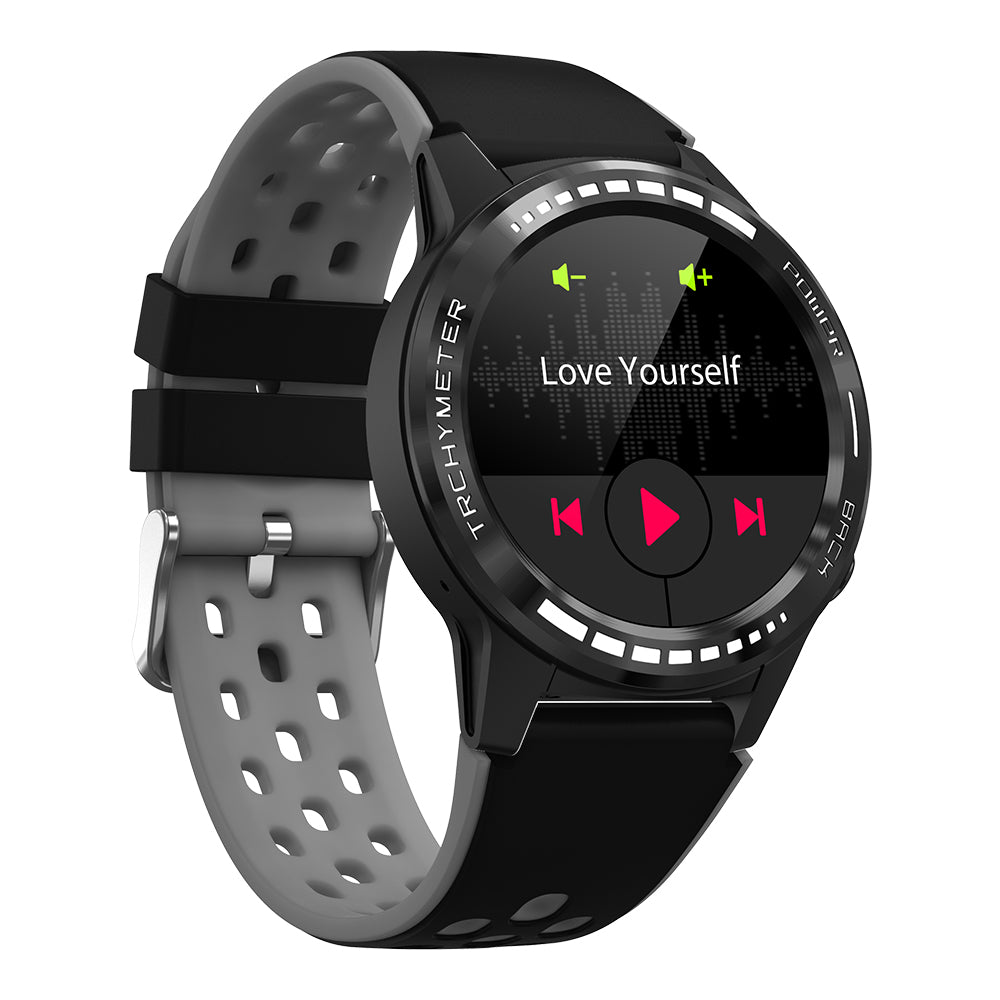 M7S GPS Smart Watch 1.3 inch IPS Screen Sports Bracelet IP67 Water-Resistant Health Watch with Heart Rate/Blood Pressure Monitoring Support Nano SIM Card