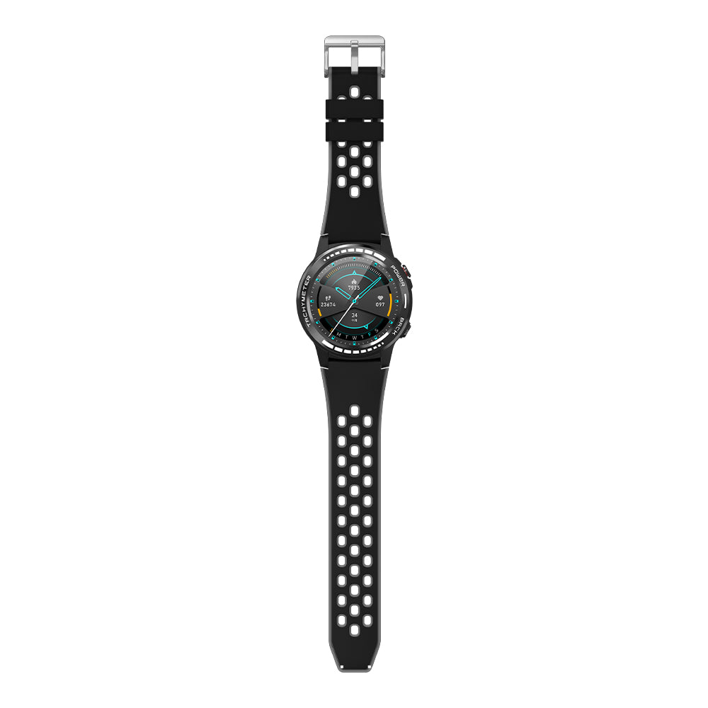 M7S GPS Smart Watch 1.3 inch IPS Screen Sports Bracelet IP67 Water-Resistant Health Watch with Heart Rate/Blood Pressure Monitoring Support Nano SIM Card