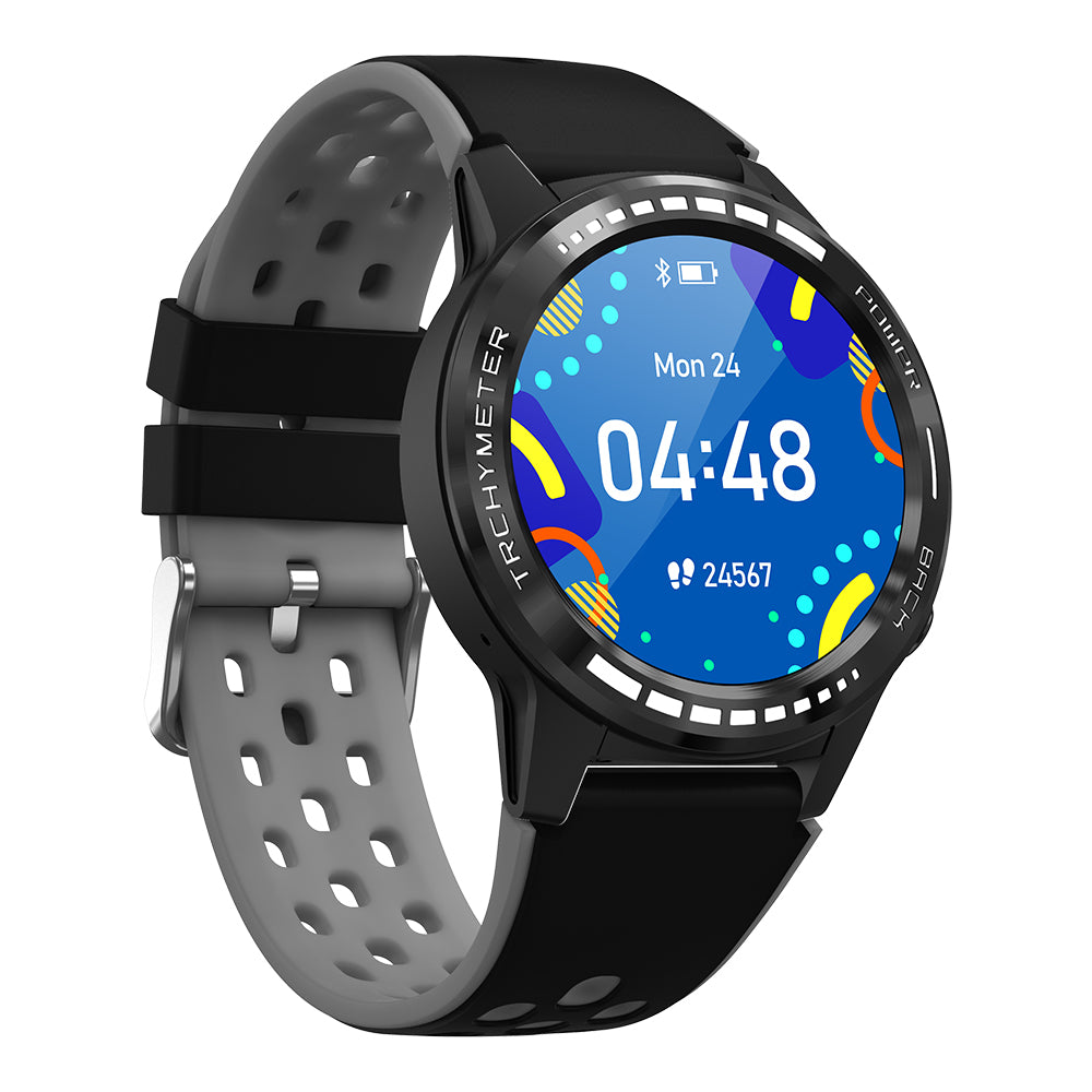 M7S GPS Smart Watch 1.3 inch IPS Screen Sports Bracelet IP67 Water-Resistant Health Watch with Heart Rate/Blood Pressure Monitoring Support Nano SIM Card