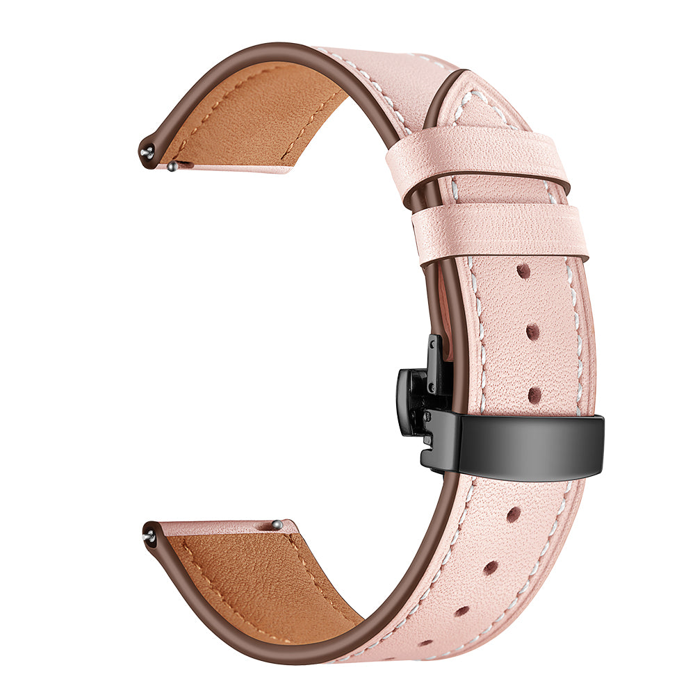 22mm Genuine Leather Watch Strap Replacement for Samsung Gear S3 Classic / Gear S3 Frontier