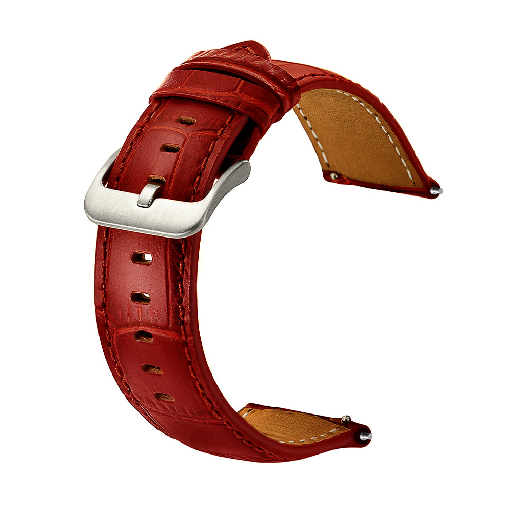 22mm Crocodile Skin Genuine Leather Smart Watch Band for Samsung Gear S3 Classic/Frontier