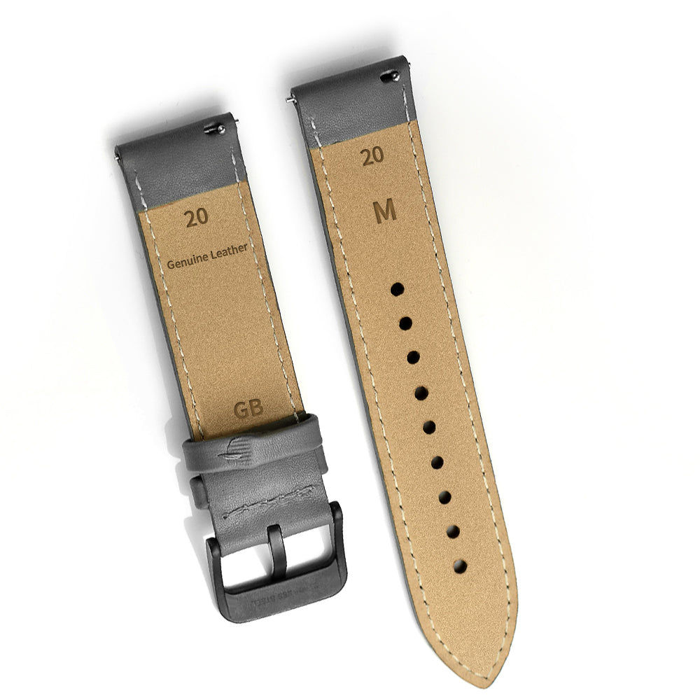 20mm Premium Genuine Leather Smart Watch Strap Replacement for Huawei Watch 2