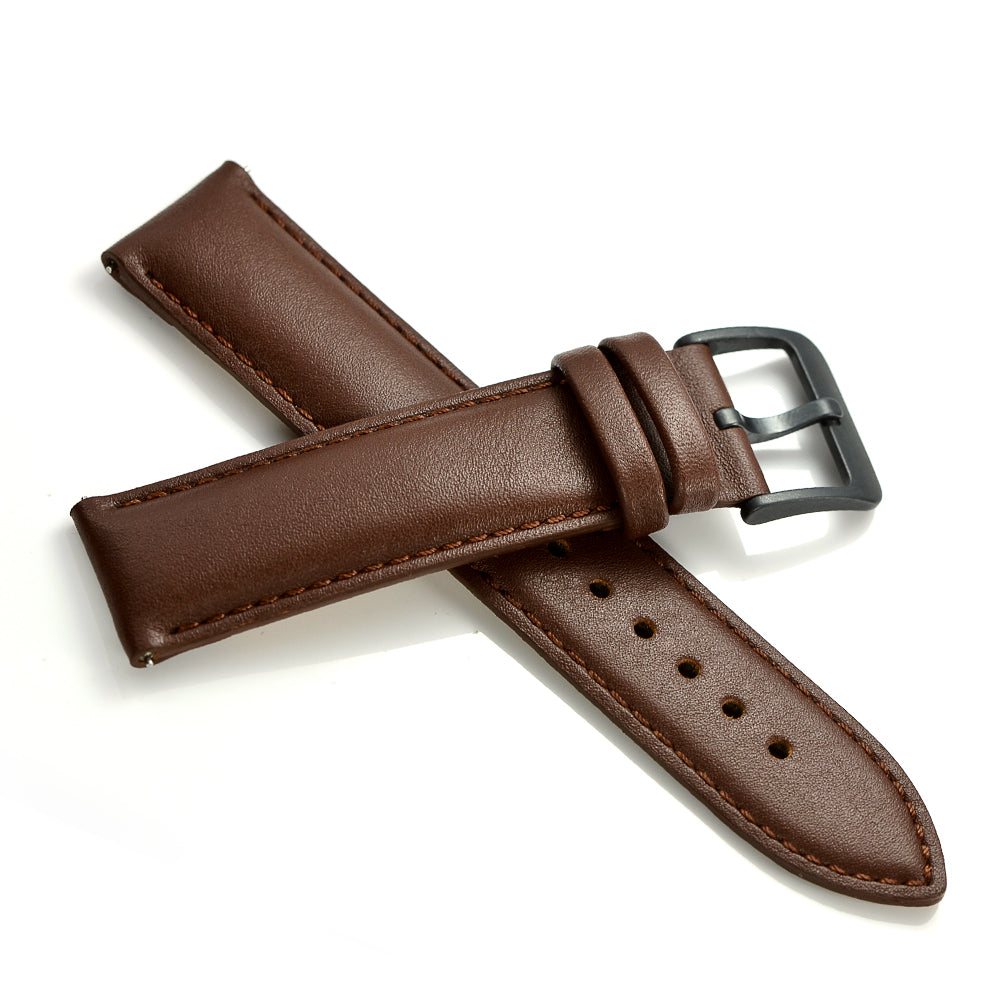 20mm Premium Genuine Leather Smart Watch Strap Replacement for Huawei Watch 2