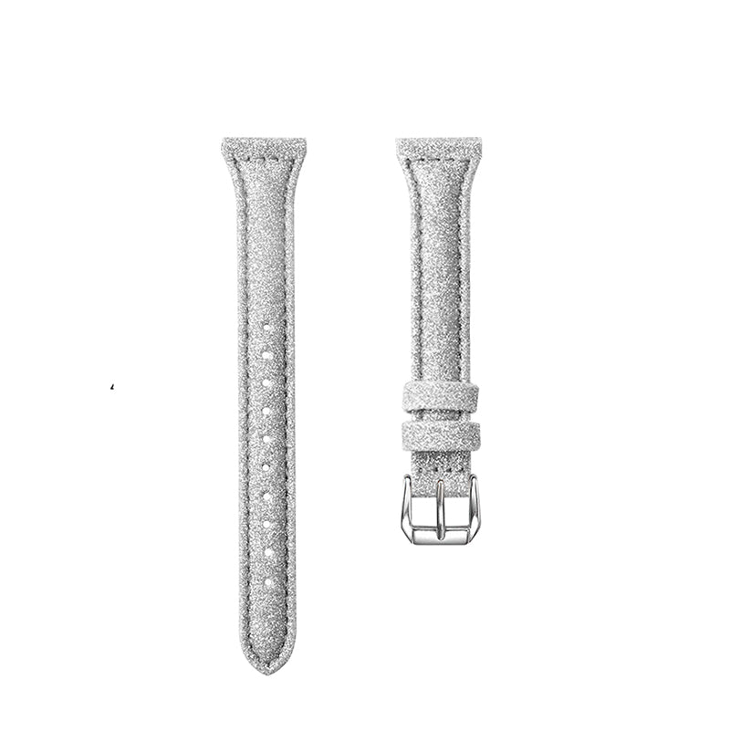 18mm Bling Design Genuine Leather Smart Watch Strap Replacement for Xiaomi Mi Watch