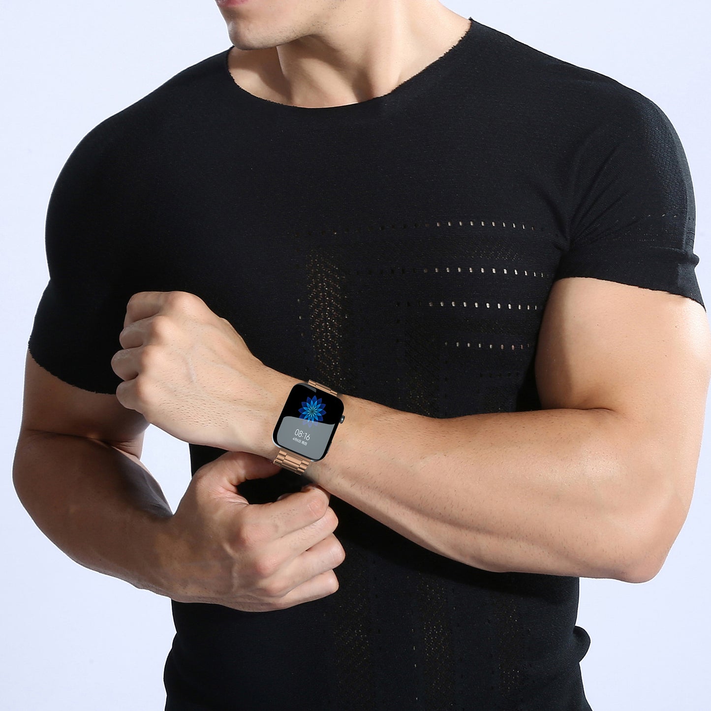 18mm Stainless Steel Smart Watch Replacement Strap for Xiaomi Mi Watch