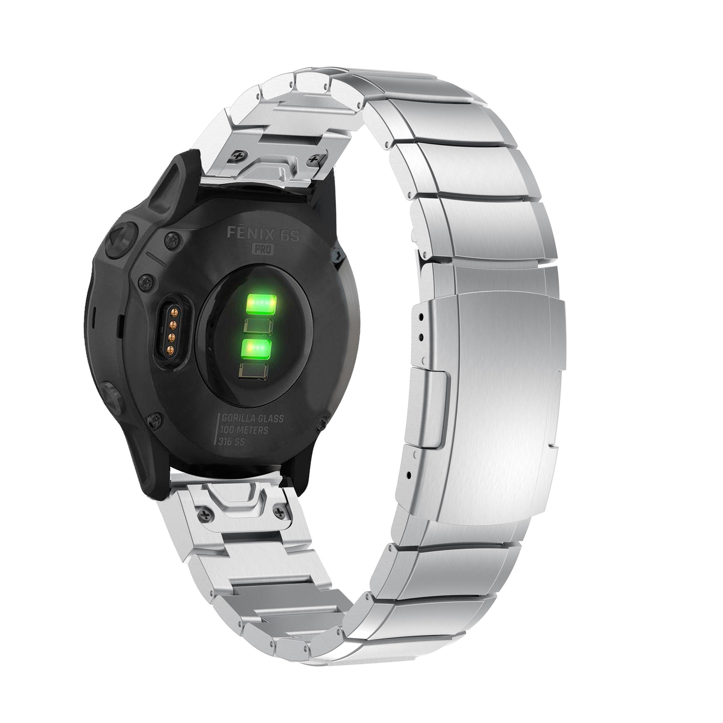 Stainless Steel Watch Band Strap for Garmin Fenix 6S