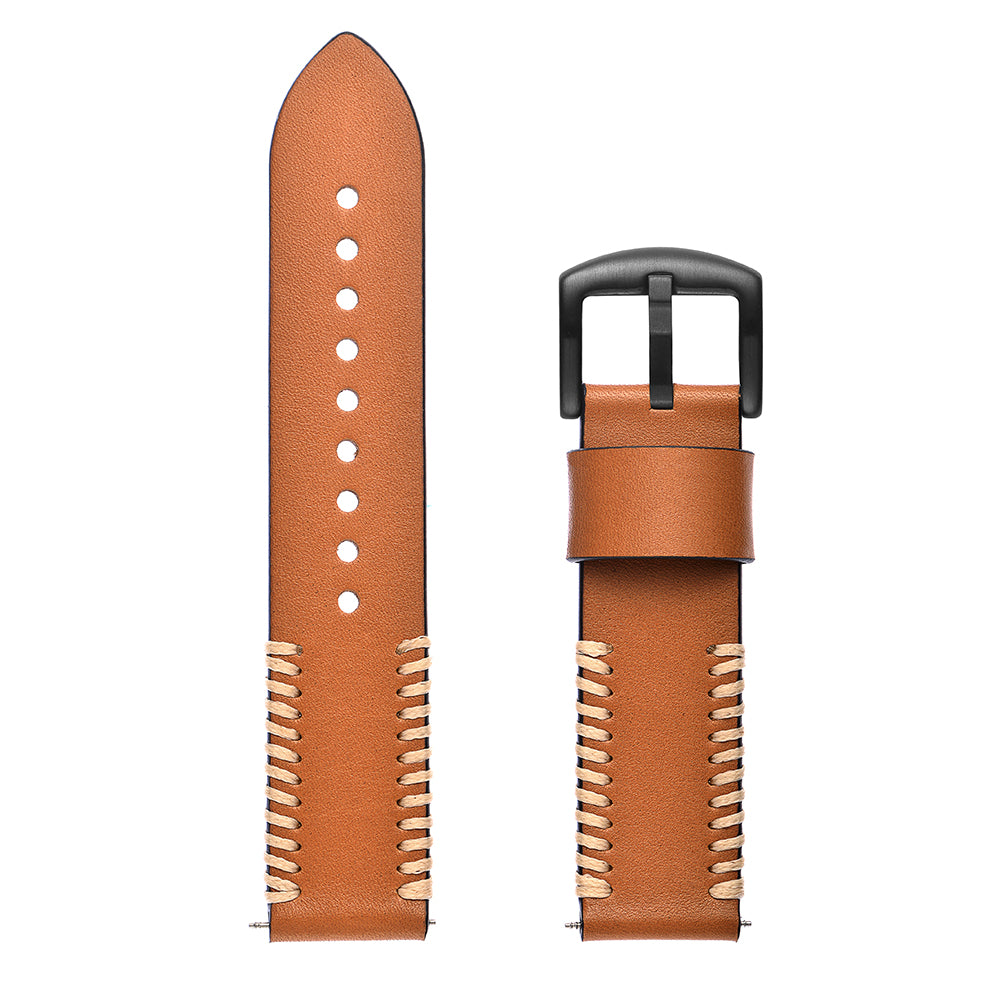 20mm Genuine Leather Watch Strap Replacement Band for Huami Amazfit GTR 42mm