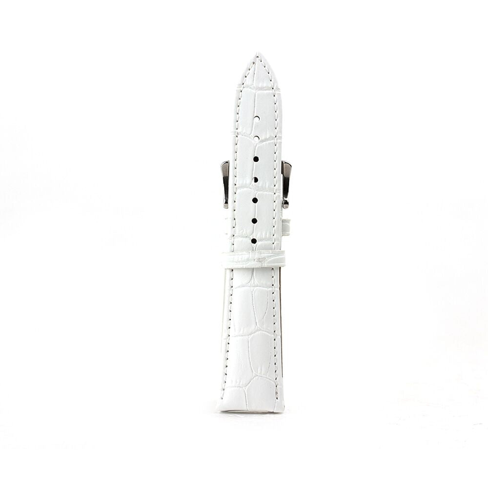 18mm Crocodile Leather Replacement Watch Band for Nokia Withings Steel HR 36mm Version