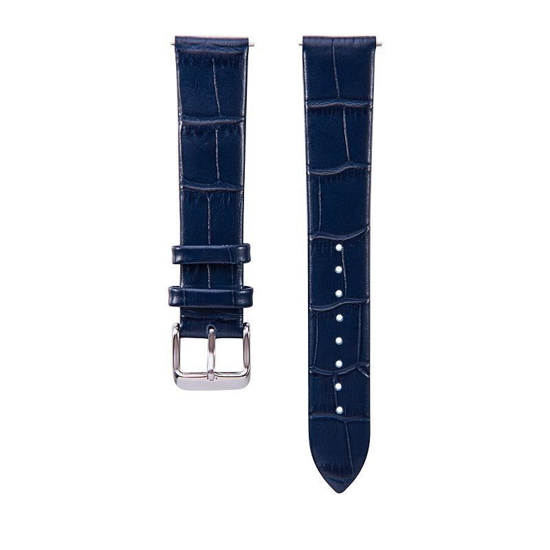 18mm Crocodile Leather Replacement Watch Band for Nokia Withings Steel HR 36mm Version