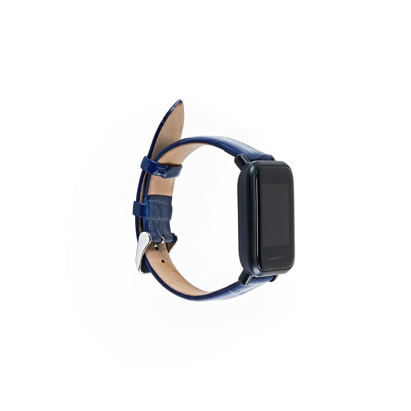 18mm Crocodile Leather Replacement Watch Band for Nokia Withings Steel HR 36mm Version