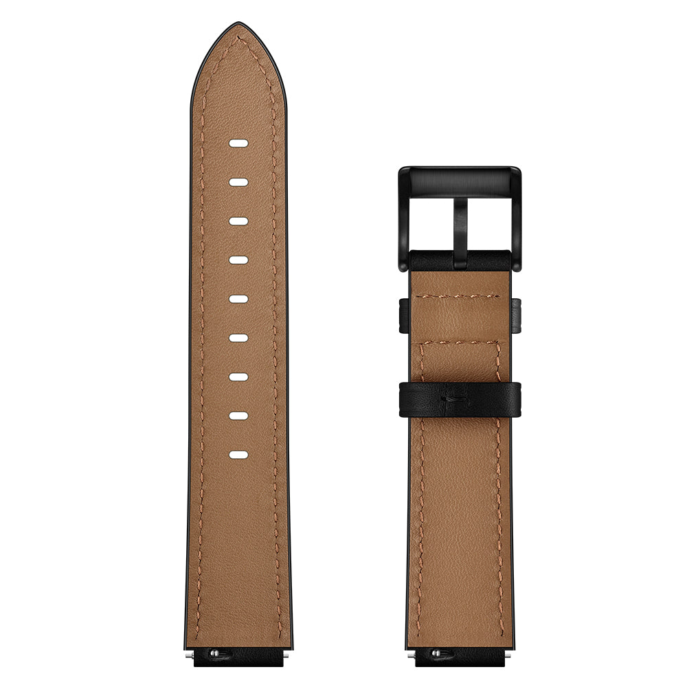 16mm Top Layer Cowhide Leather Watch Band Strap for Huawei TalkBand B3/B6
