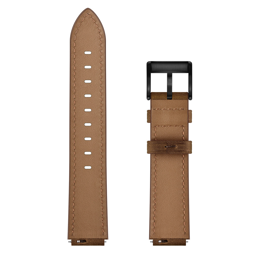 16mm Top Layer Cowhide Leather Watch Band Strap for Huawei TalkBand B3/B6