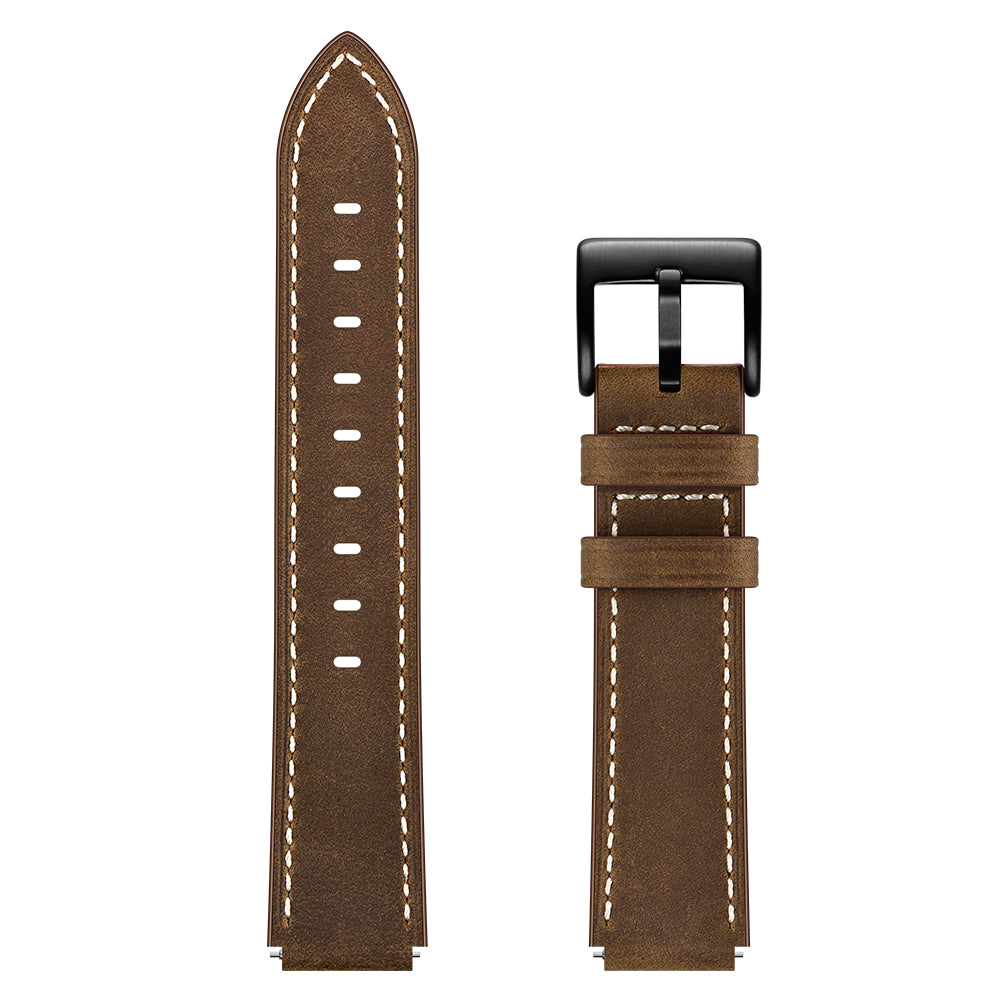 16mm Top Layer Cowhide Leather Watch Band Strap for Huawei TalkBand B3/B6