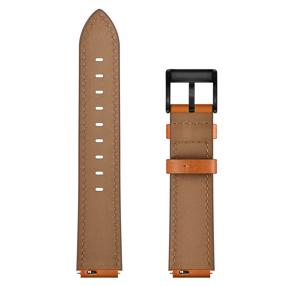 16mm Top Layer Cowhide Leather Watch Band Strap for Huawei TalkBand B3/B6