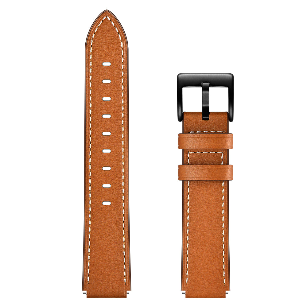 16mm Top Layer Cowhide Leather Watch Band Strap for Huawei TalkBand B3/B6