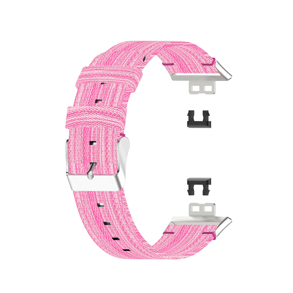 Braided Woven Nylon Watchband Strap Replacement for Huawei Watch Fit