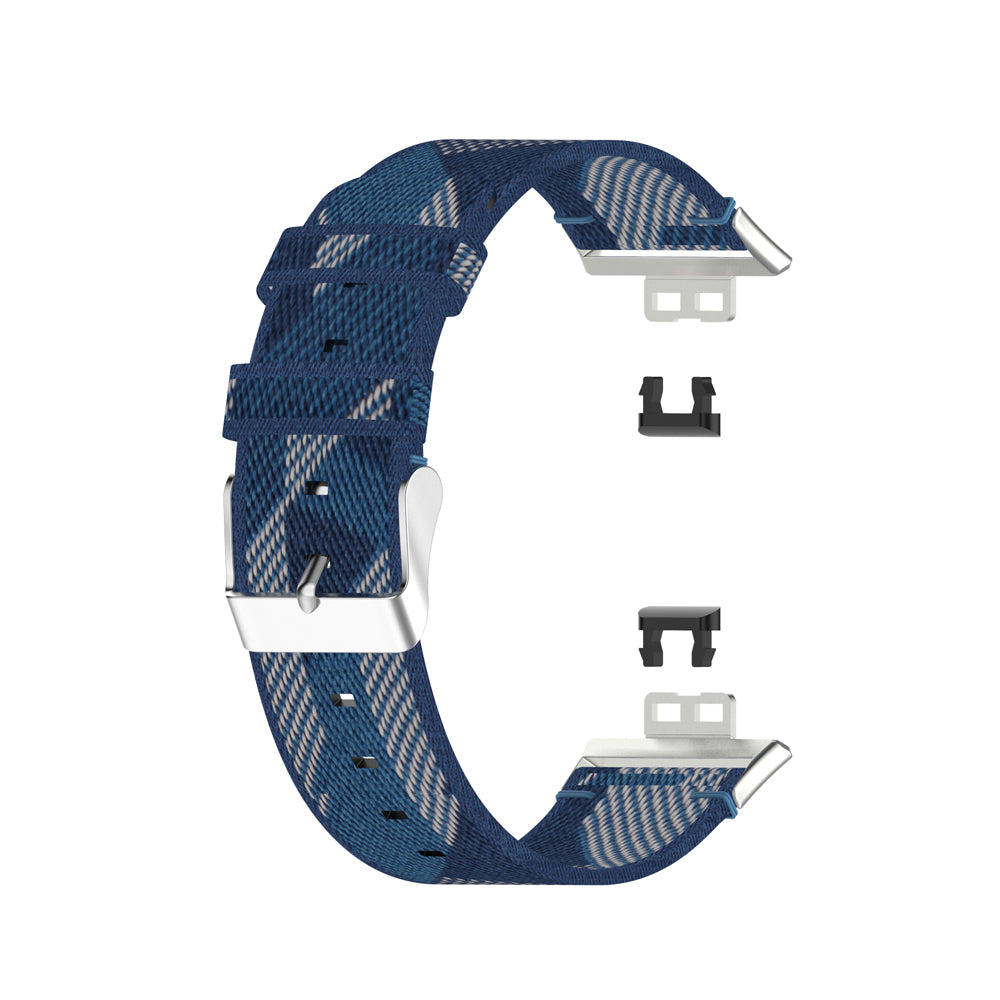 Braided Woven Nylon Watchband Strap Replacement for Huawei Watch Fit