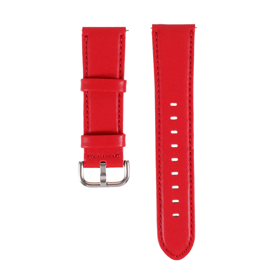 20mm Solid Color PU Leather Watch Band for Samsung Galaxy Watch 42mm Watch Strap Replacement