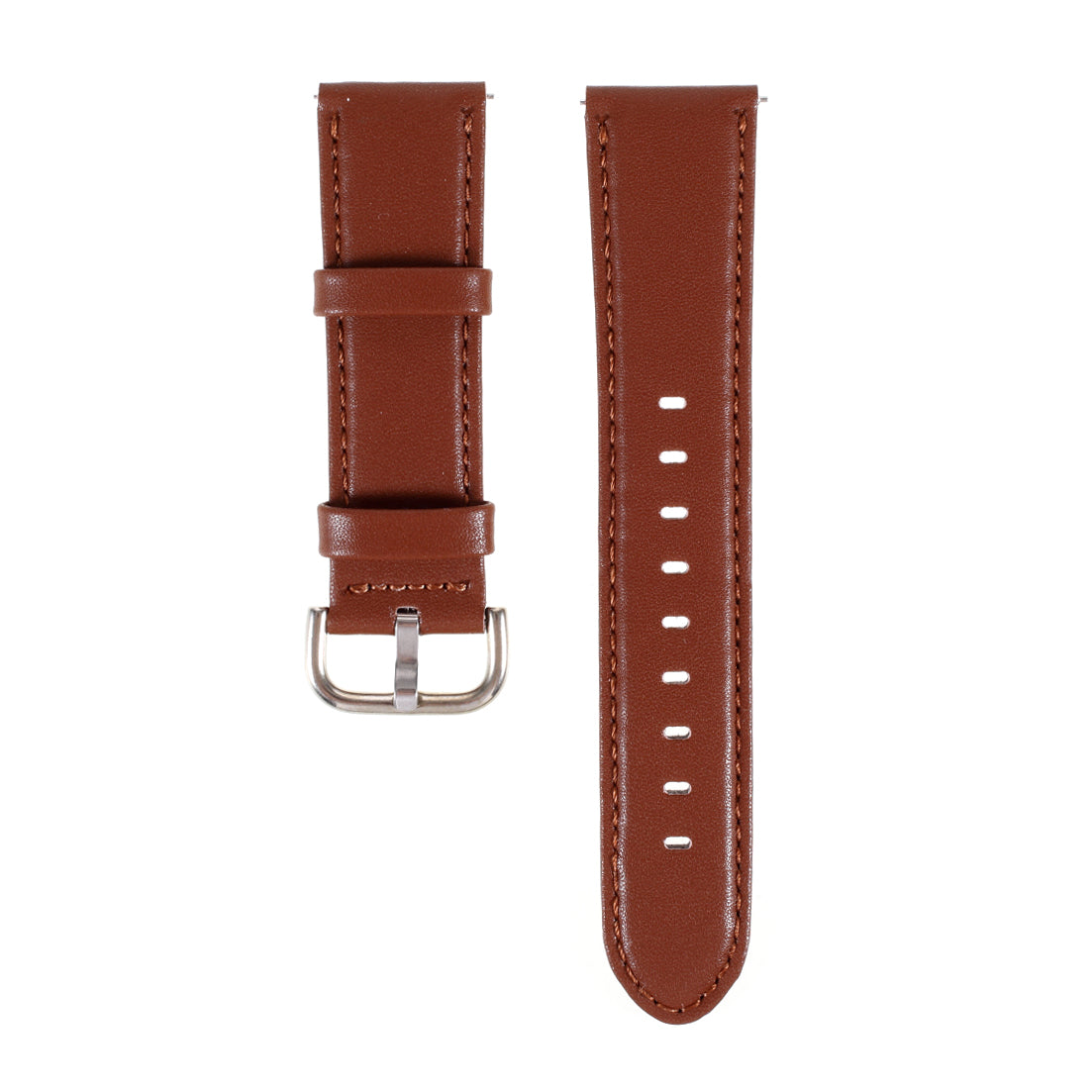 20mm Solid Color PU Leather Watch Band for Samsung Galaxy Watch 42mm Watch Strap Replacement