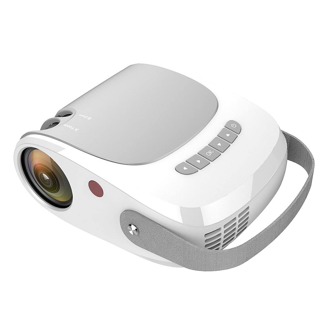 H5 1080P LCD Projector Home Cinema Theater Beamer Multimedia Player Support USB/HD/TF/AV