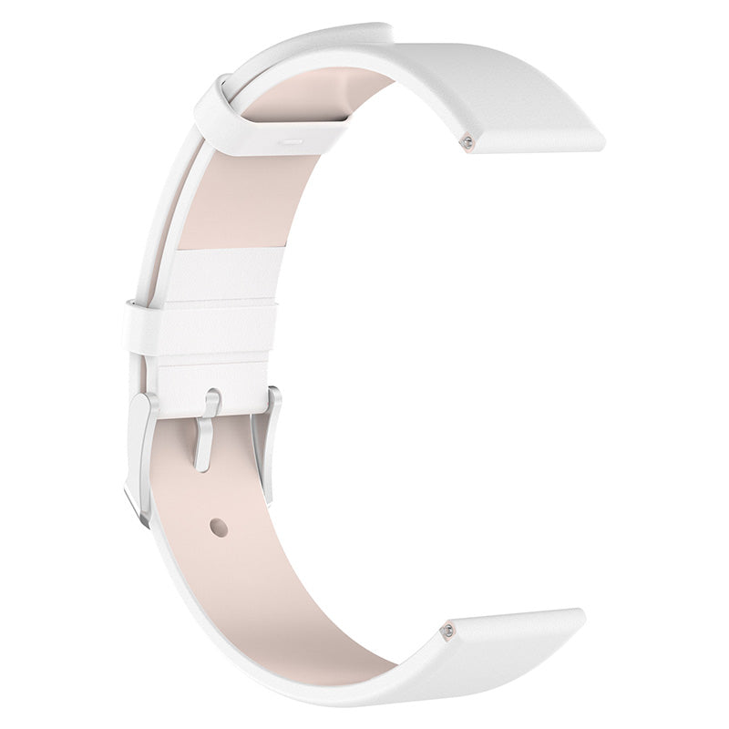 20mm Genuine Leather Smart Watch Band Replacement Wrist Strap with Tool for Samsung Galaxy Watch 4 40mm/Galaxy Watch 4 Classic 42mm