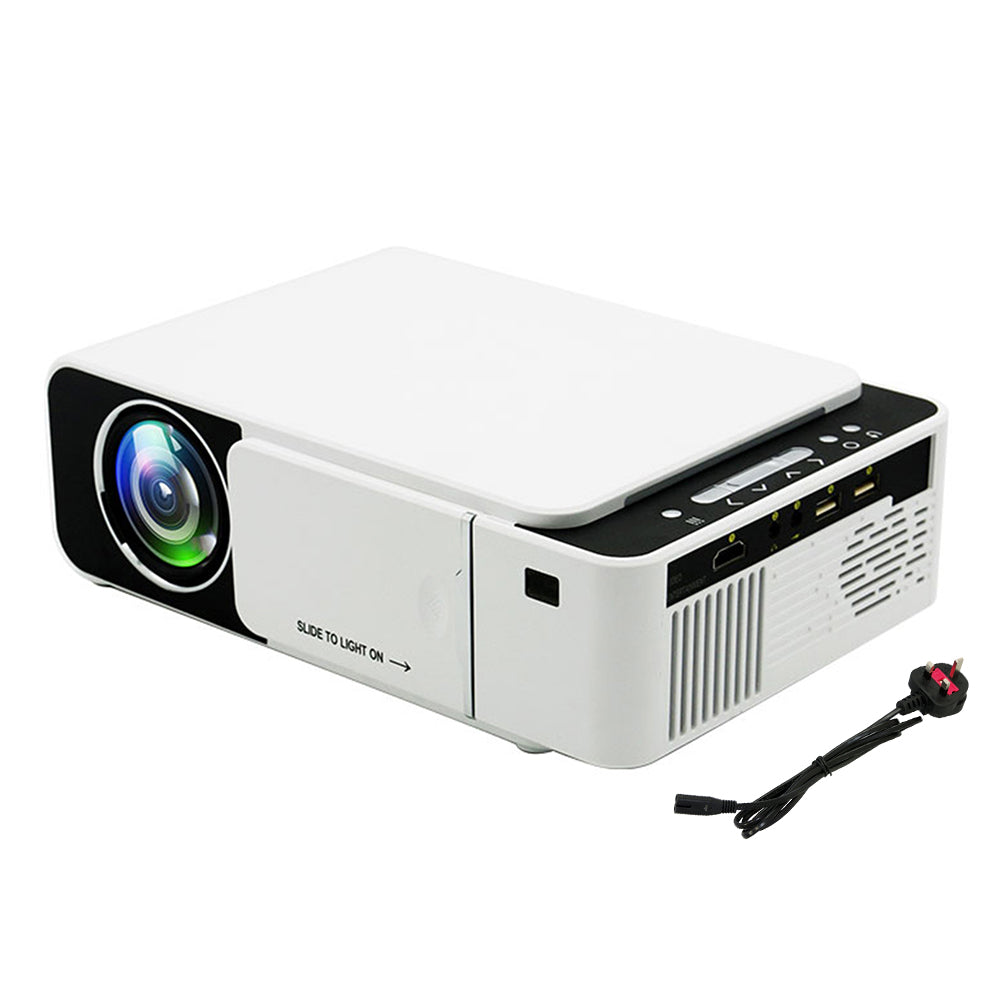 T5 Upgrade HD 1080P LED Video Projector Remote Control Office Home Theatre Device (CE Certificated)
