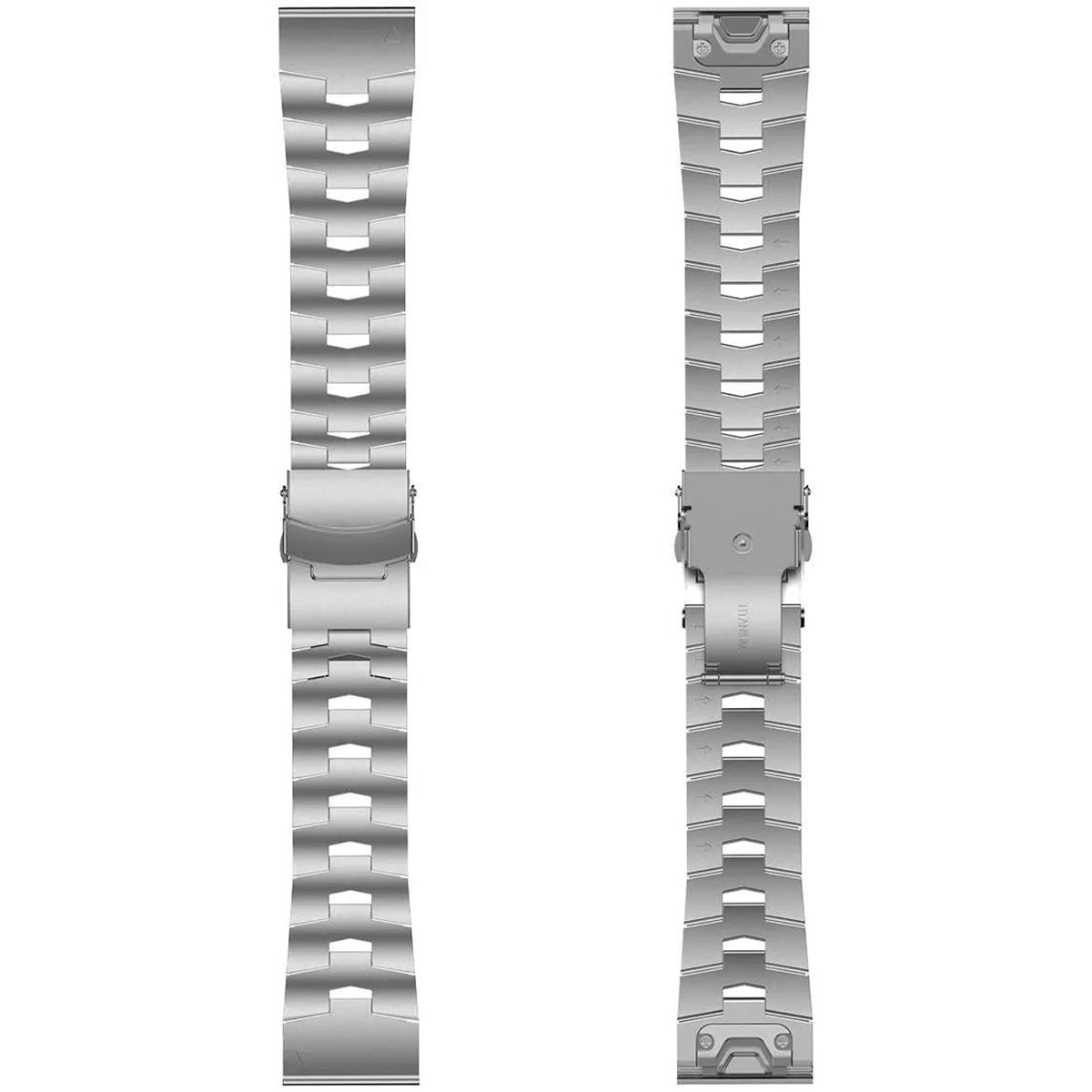 26mm Titanium Metal Quick Release Easy Fit Watch Band Replacement Strap for Garmin Fenix 6X / Fenix 3 / Fenix 3 HR / Fenix 5X