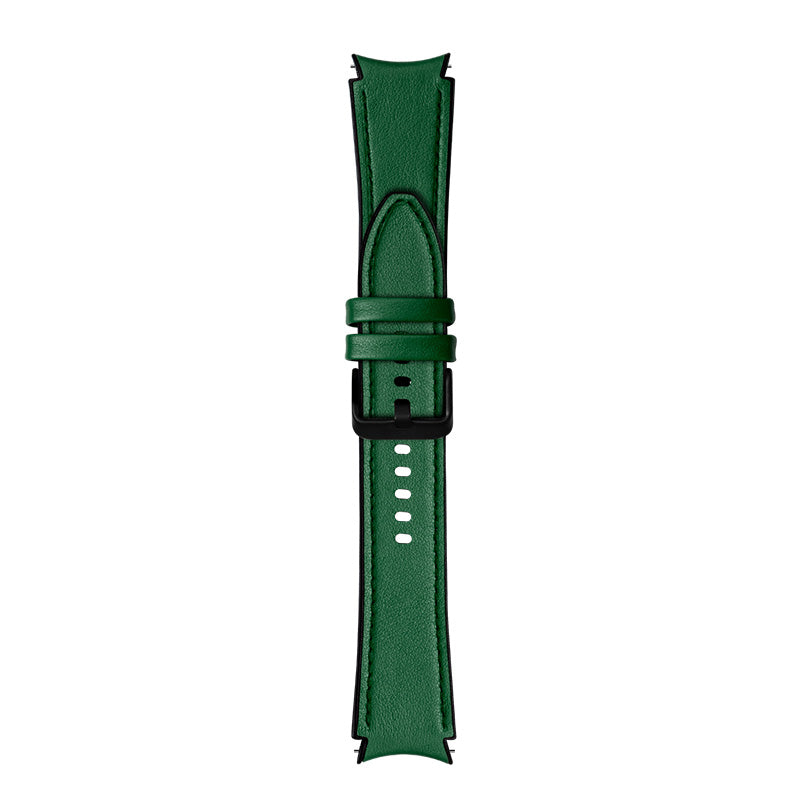 20mm Adjustable Leather Watch Band Strap for Samsung Galaxy Watch4 44mm 40mm / Galaxy Watch4 Classic 46mm 42mm