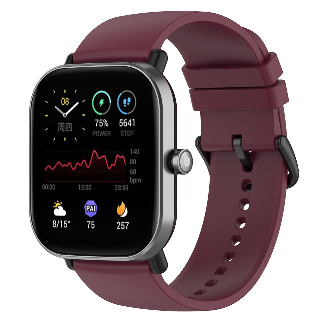 20mm Soft Silicone Smart Watch Band Replacement Adjustable Watch Straps for Huami Amazfit GTS 3