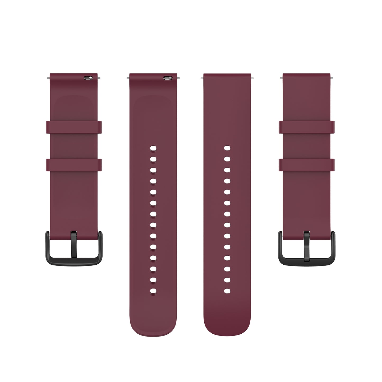20mm Soft Silicone Smart Watch Band Replacement Adjustable Watch Straps for Huami Amazfit GTS 3