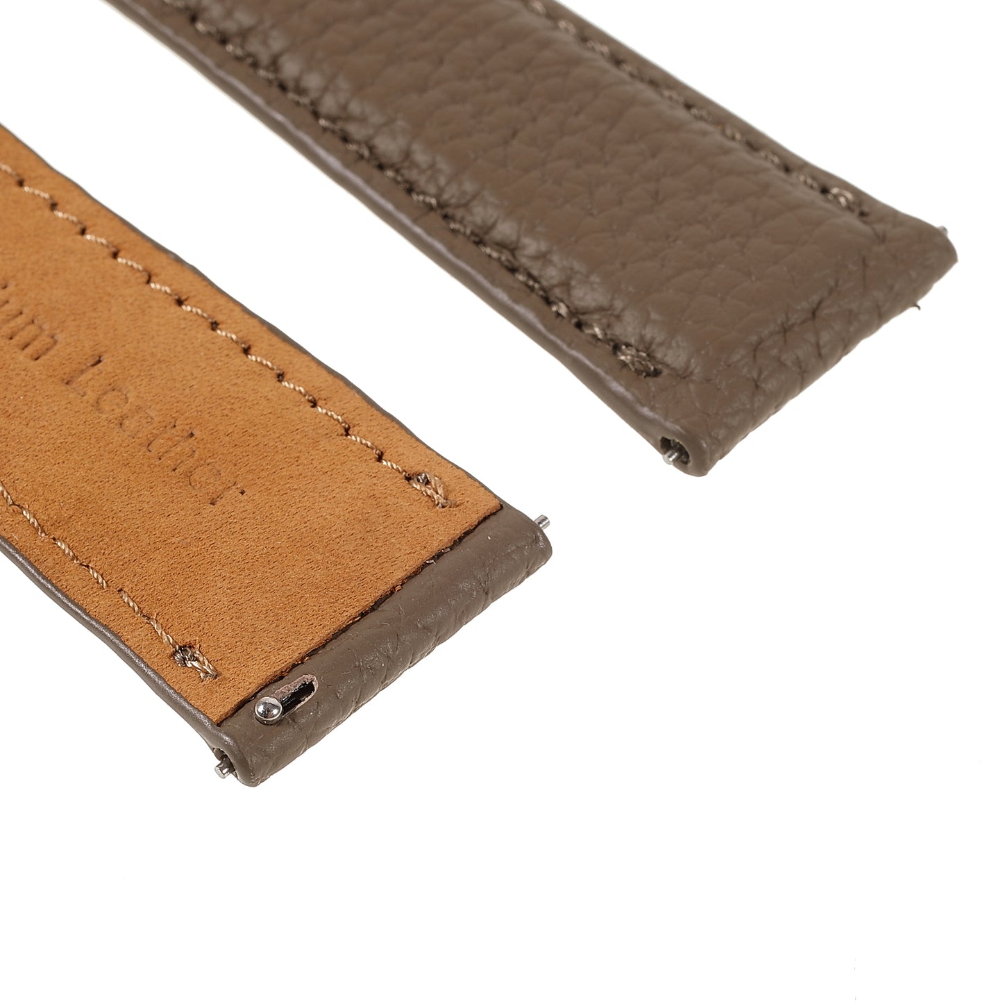 22mm Litchi Texture Genuine Leather Watch Band Adjustable Replacement Bracelet for Samsung Gear S3 Classic /Gear S3 Frontier/Galaxy Watch 46mm