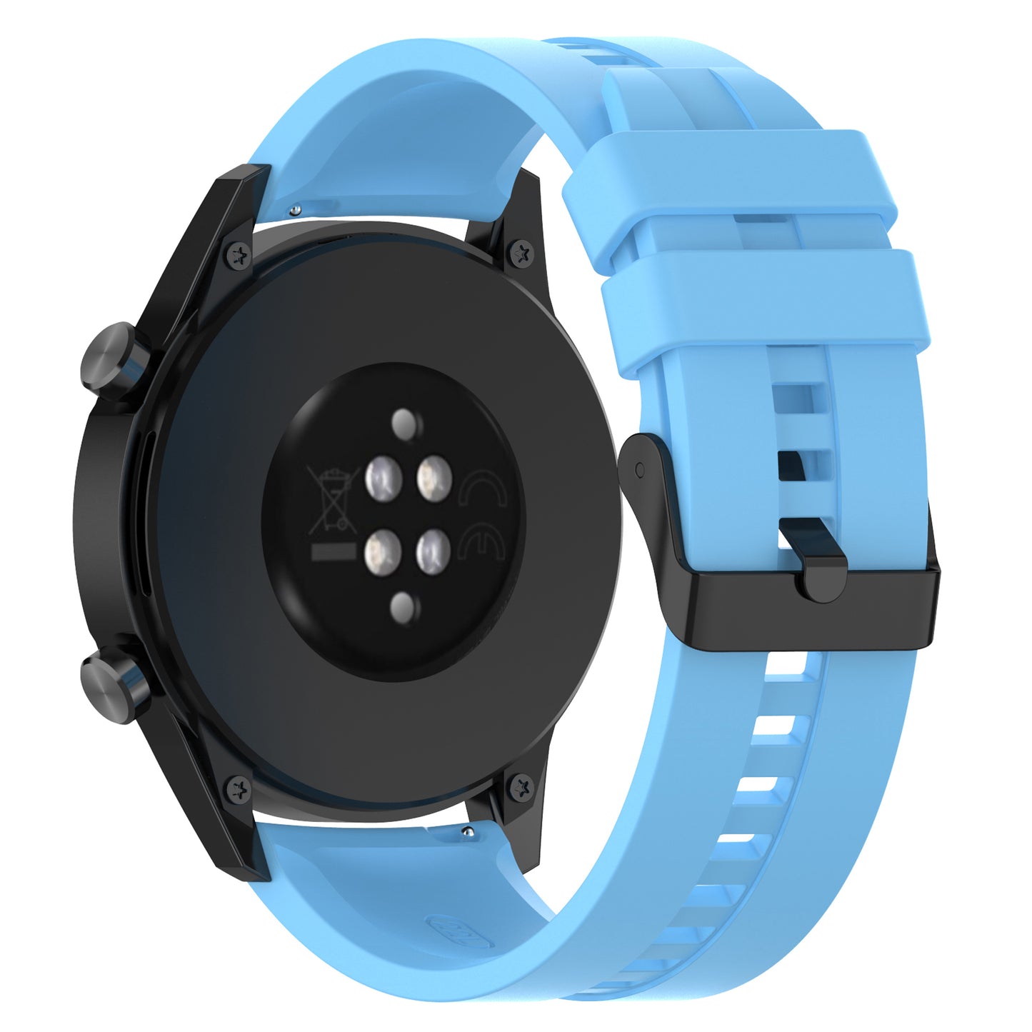 20mm Silicone Adjustable Watch Band Wrist Strap for Huawei Watch GT Runner/Watch GT3 42mm