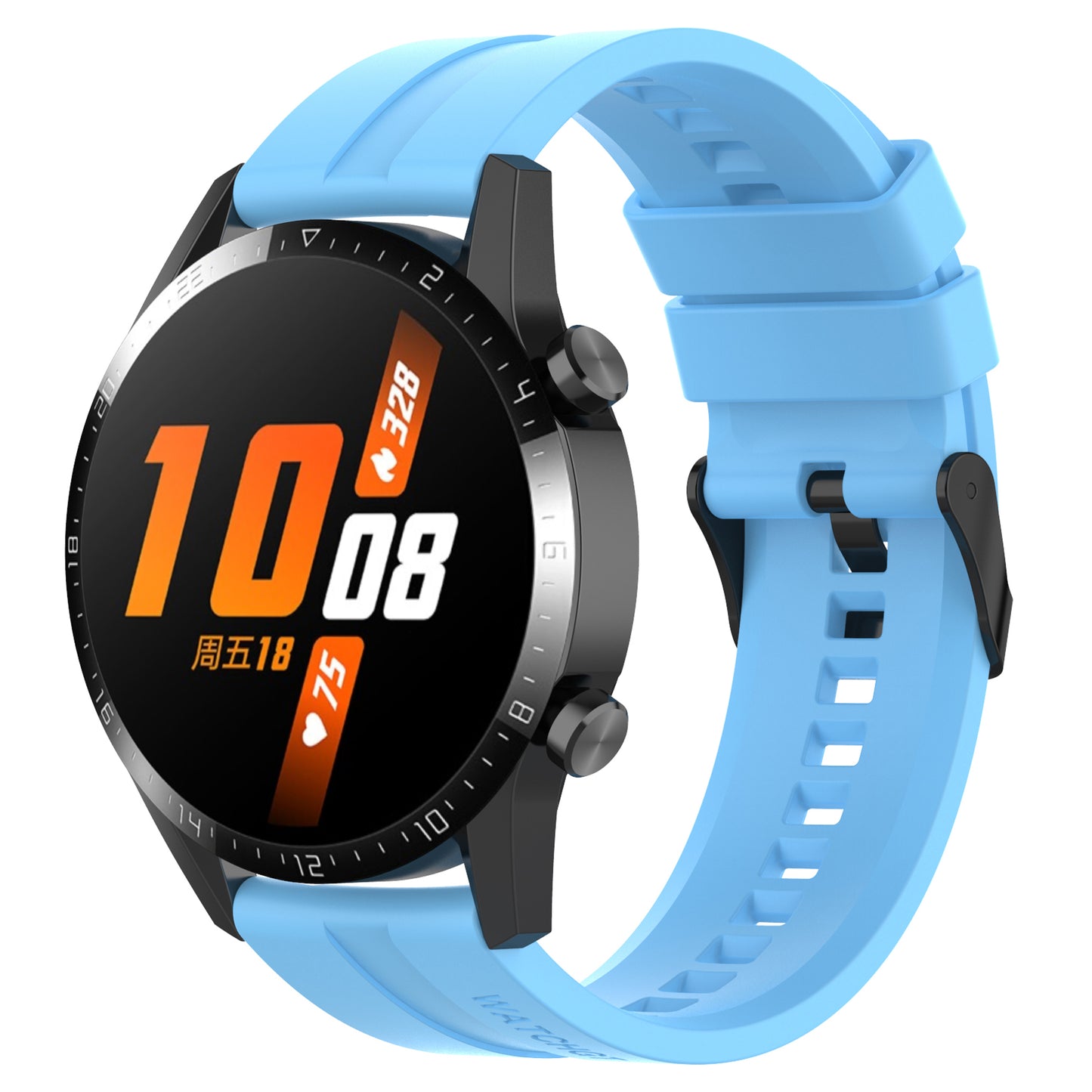 20mm Silicone Adjustable Watch Band Wrist Strap for Huawei Watch GT Runner/Watch GT3 42mm