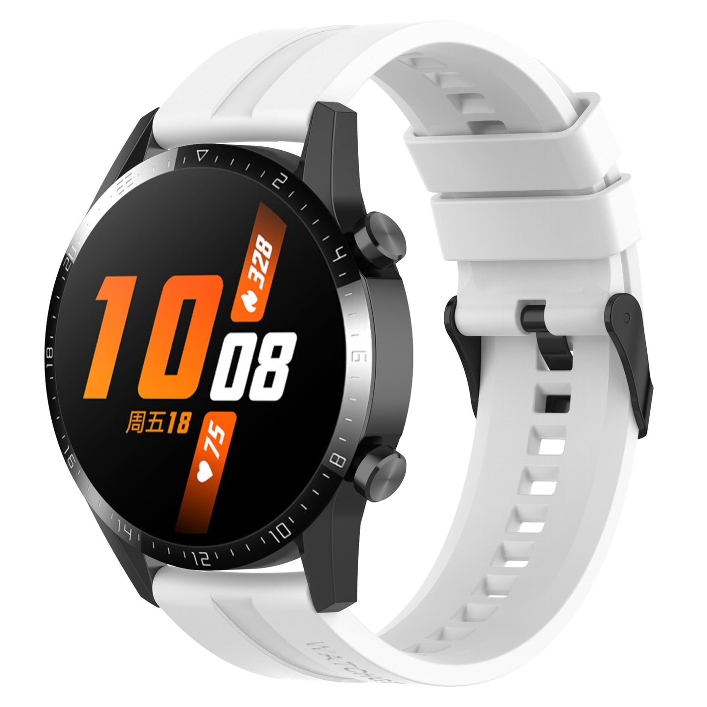 20mm Silicone Adjustable Watch Band Wrist Strap for Huawei Watch GT Runner/Watch GT3 42mm
