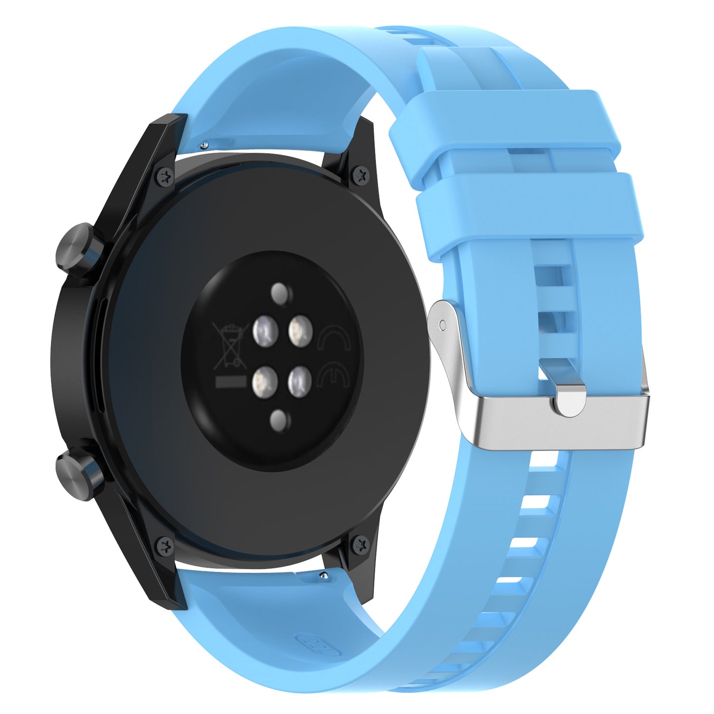 20mm Silicone Smart Watch Strap Adjustable Wristband Bracelet for Huawei Watch GT Runner/Watch GT3 42mm
