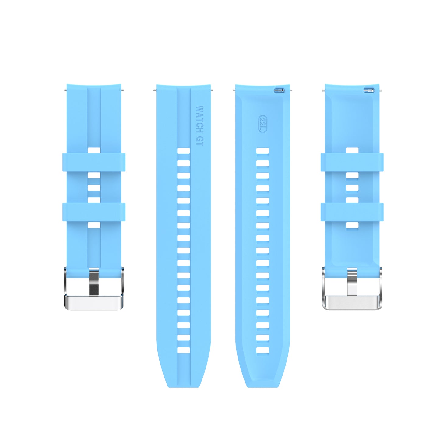 20mm Silicone Smart Watch Strap Adjustable Wristband Bracelet for Huawei Watch GT Runner/Watch GT3 42mm