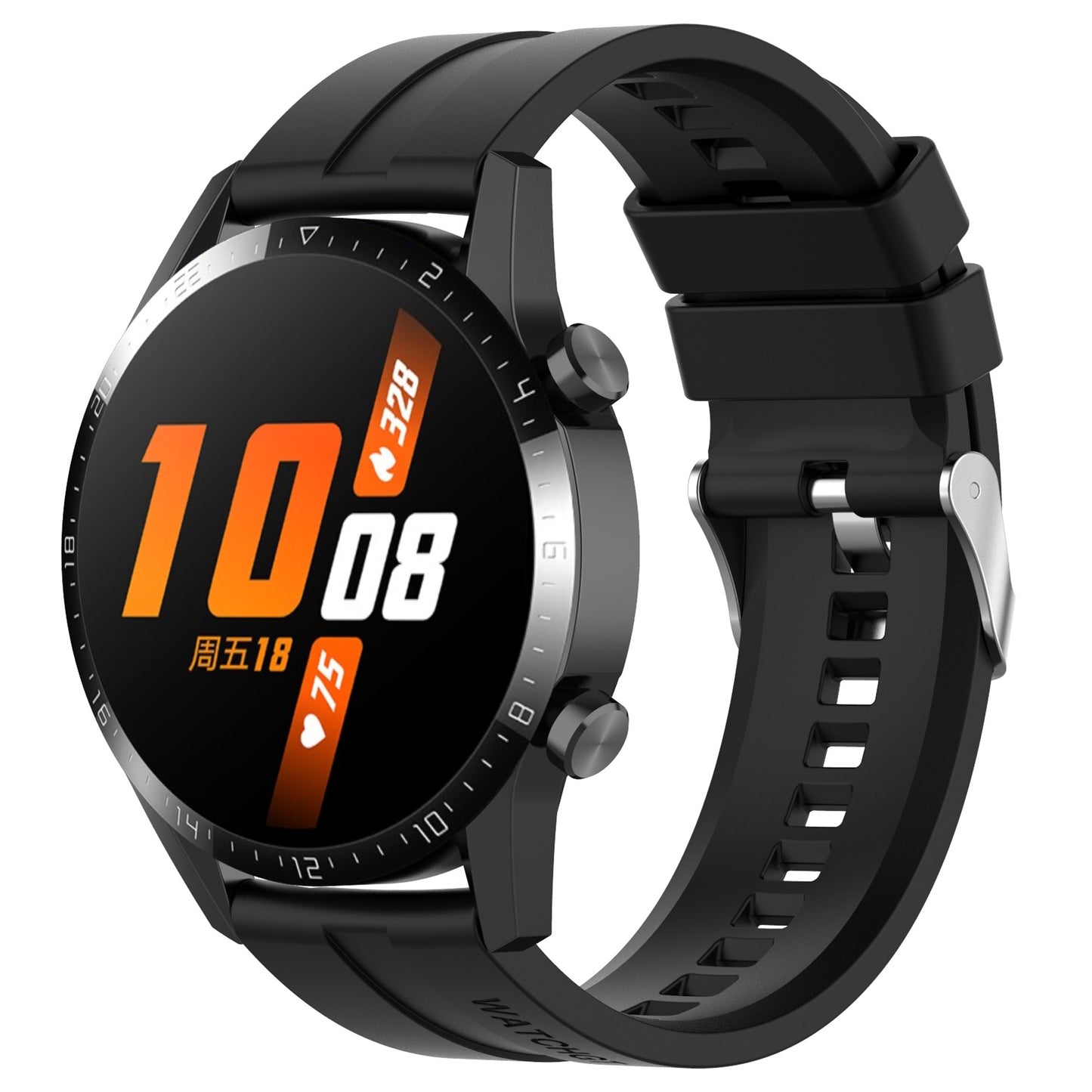 20mm Silicone Smart Watch Strap Adjustable Wristband Bracelet for Huawei Watch GT Runner/Watch GT3 42mm