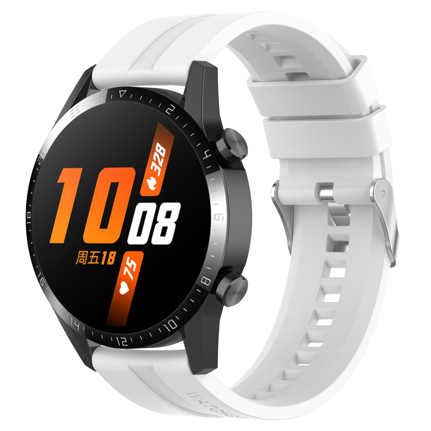 20mm Silicone Smart Watch Strap Adjustable Wristband Bracelet for Huawei Watch GT Runner/Watch GT3 42mm