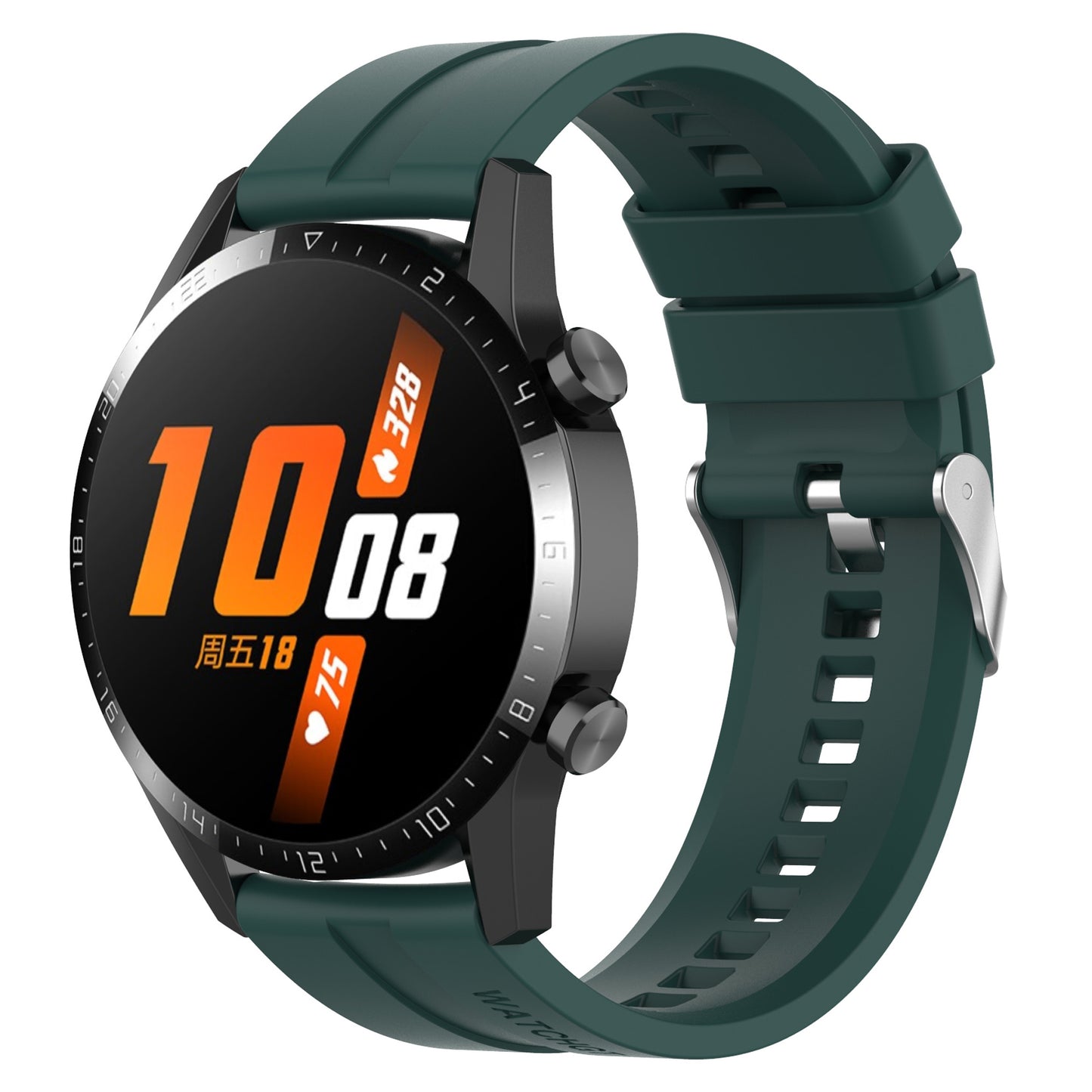 20mm Silicone Smart Watch Strap Adjustable Wristband Bracelet for Huawei Watch GT Runner/Watch GT3 42mm