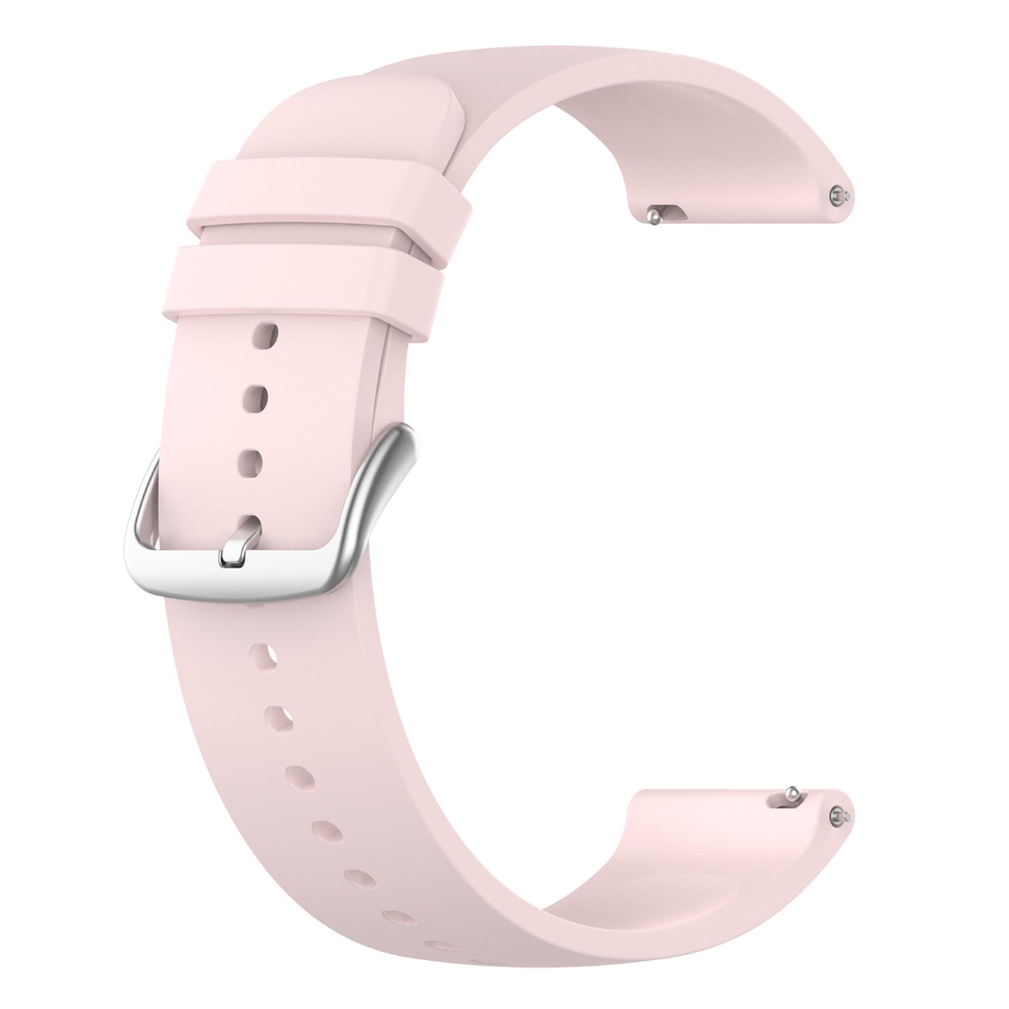 22mm Silicone Watch Strap Soft Wristband with Buckle for Samsung Galaxy Watch3 45mm/Active/Huawei Watch 3