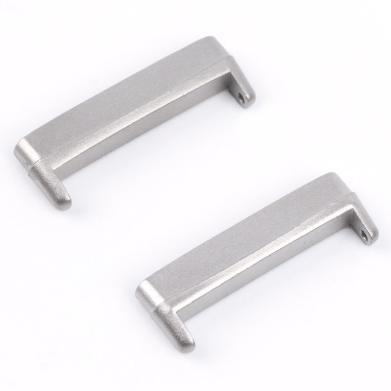 1Pair 22mm Replacement Accessories Stainless Steel Watch Strap Adapter Watch Band Connector Kit for Fitbit Versa 3