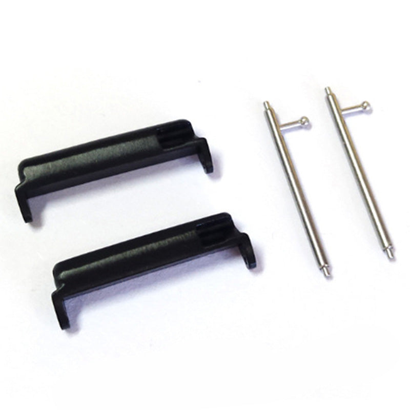 1Pair 22mm Stainless Steel Watch Strap Adapter Watch Band Connector Kit for Fitbit Versa/Versa 2/Versa Lite