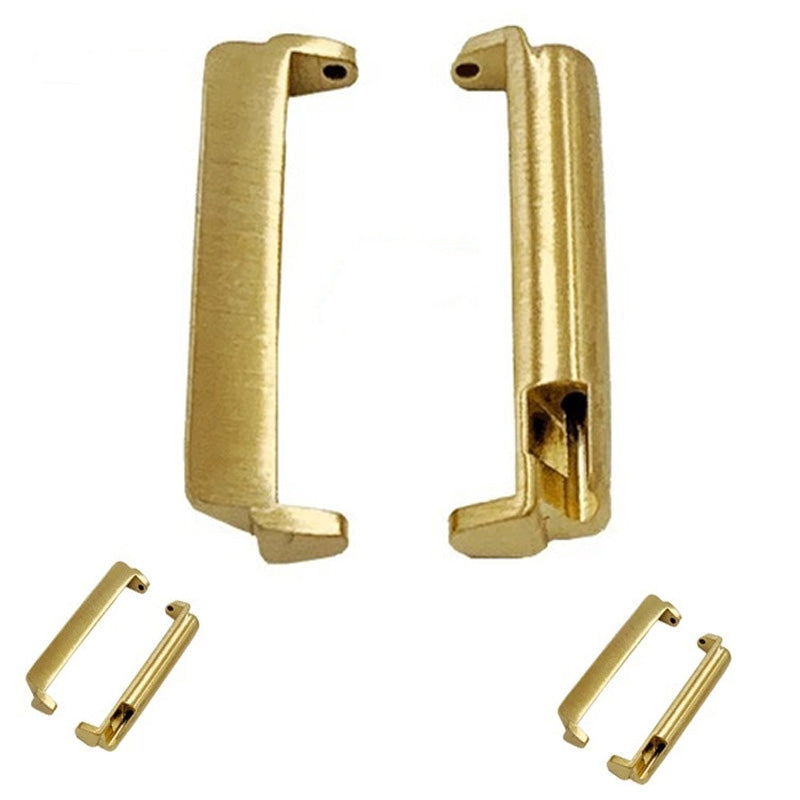 1Pair 22mm Stainless Steel Watch Strap Adapter Watch Band Connector Kit for Fitbit Versa/Versa 2/Versa Lite