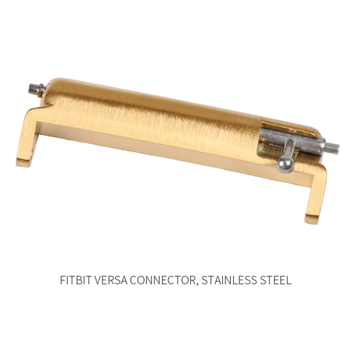 1Pair 22mm Stainless Steel Watch Strap Adapter Watch Band Connector Kit for Fitbit Versa/Versa 2/Versa Lite