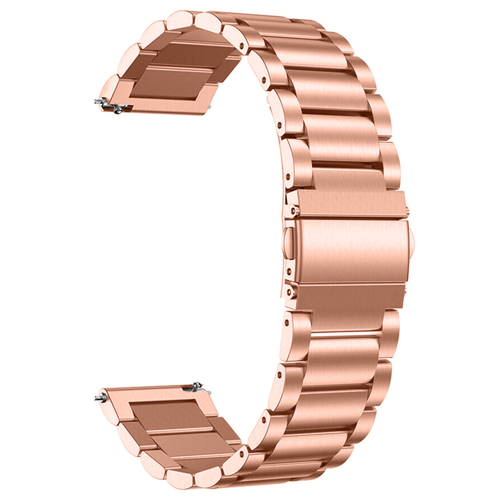 20mm Quick Release Watchband for Garmin Vivomove Luxe/Garminmove Luxe Stainless Steel Watch Strap with Folding Clasp