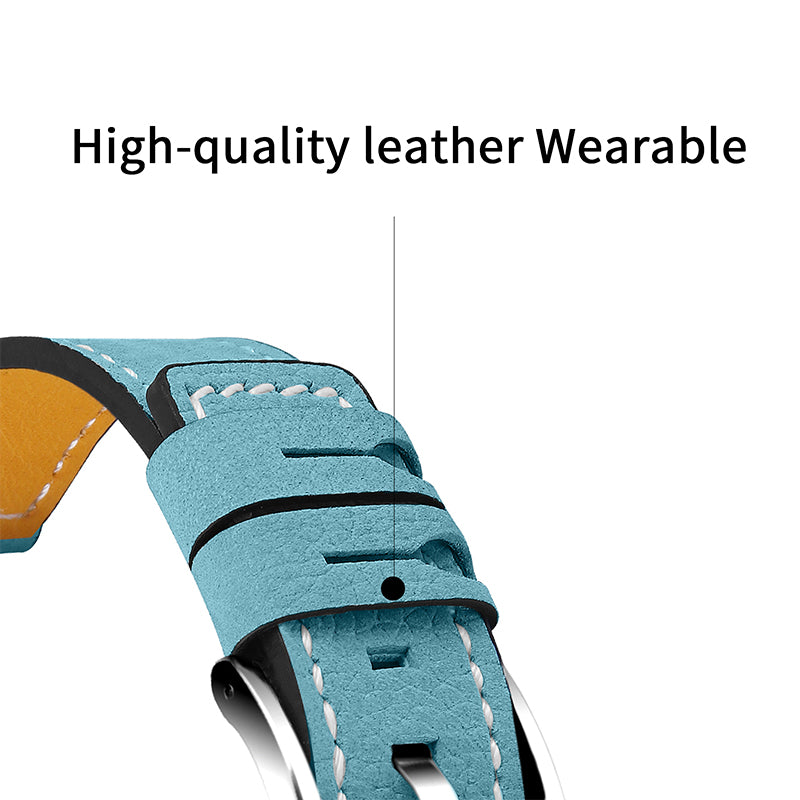 For Huawei Watch GT 2 42mm/Watch 2 Universal Watch Strap Cowhide Leather Wrist Band Replacement Watchband (20mm)