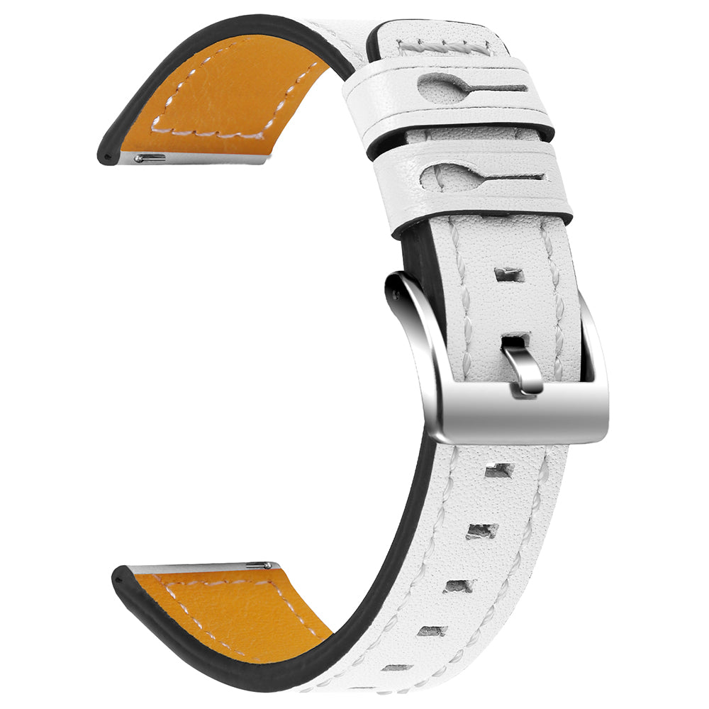 For Huami Amazfit Bip 1S/Amazfit GTR 42mm/GTS/Bip Lite Cowhide Leather Watch Strap Universal Wrist Band Replacement Watchband