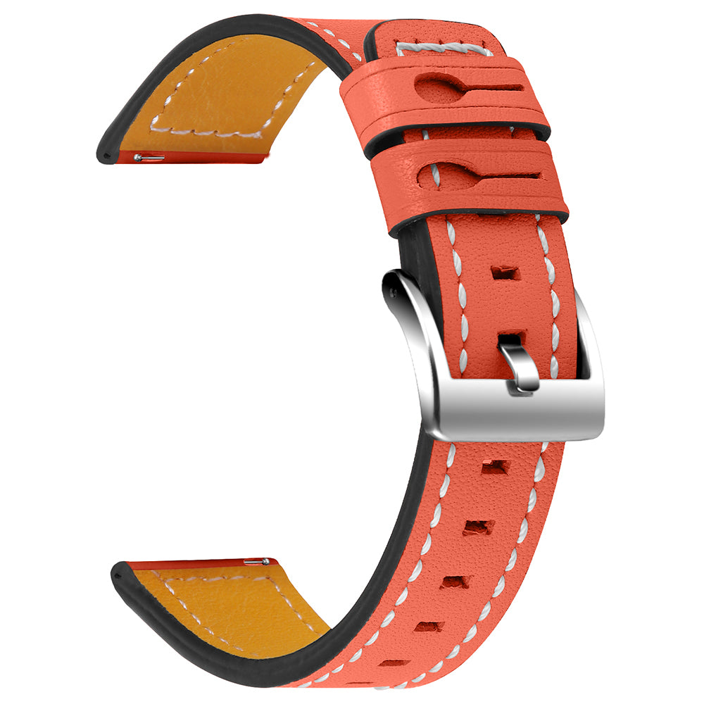 For Huami Amazfit Bip 1S/Amazfit GTR 42mm/GTS/Bip Lite Cowhide Leather Watch Strap Universal Wrist Band Replacement Watchband