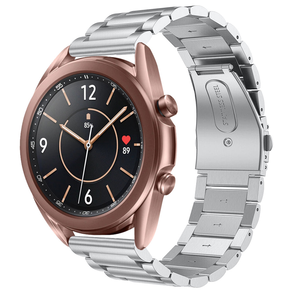 20mm Stainless Steel Watch Strap for Garmin Vivomove/Vivomove HR Quick Release Watch Band with Folding Clasp